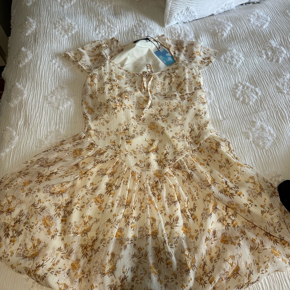 CIDER FLORAL DRESS - Picture 2 of 2